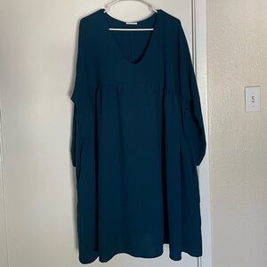 Blue swing dress